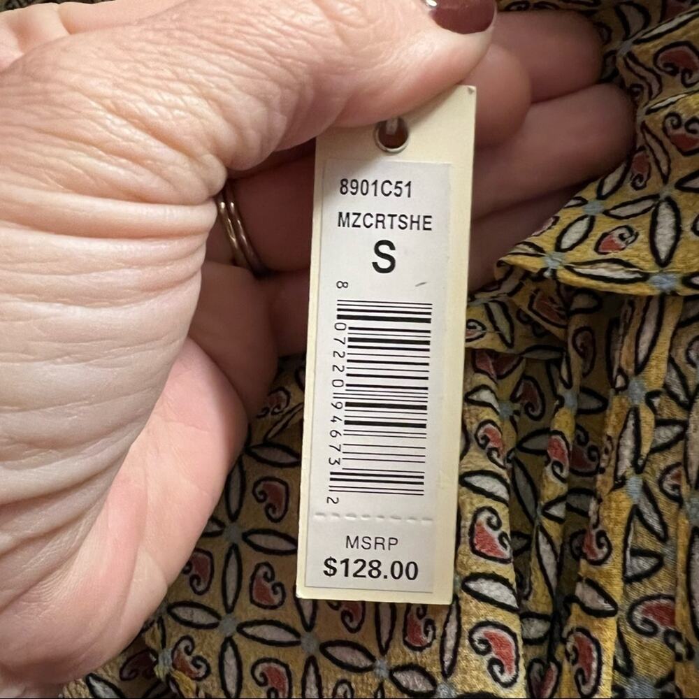 Max Studio Olive Green Ruffle Wrap Maxi Dress - Picture 12 of 13